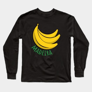 Madeira Island banana icon Long Sleeve T-Shirt